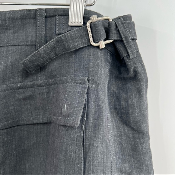 ARMANI Collezioni straight leg high rise grey pants - Picture 8 of 10